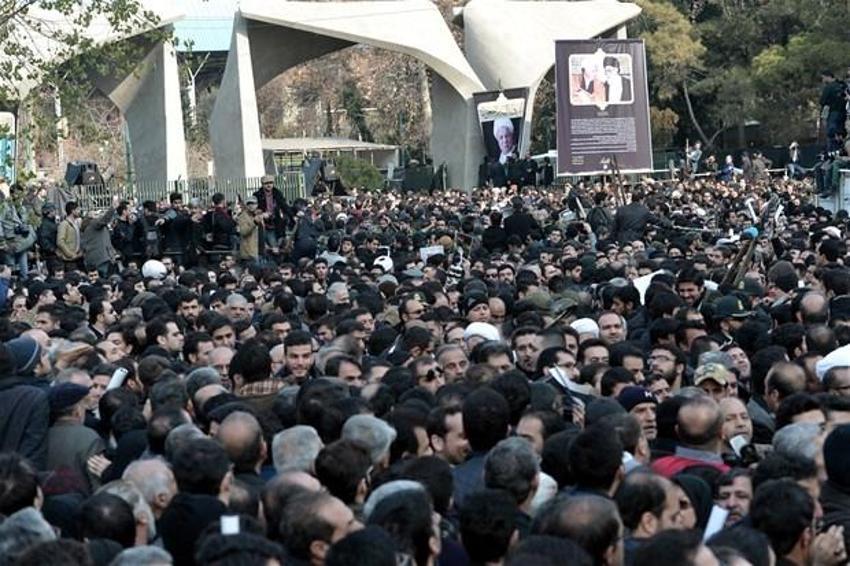 Rafsancani böyle uğurlandı
