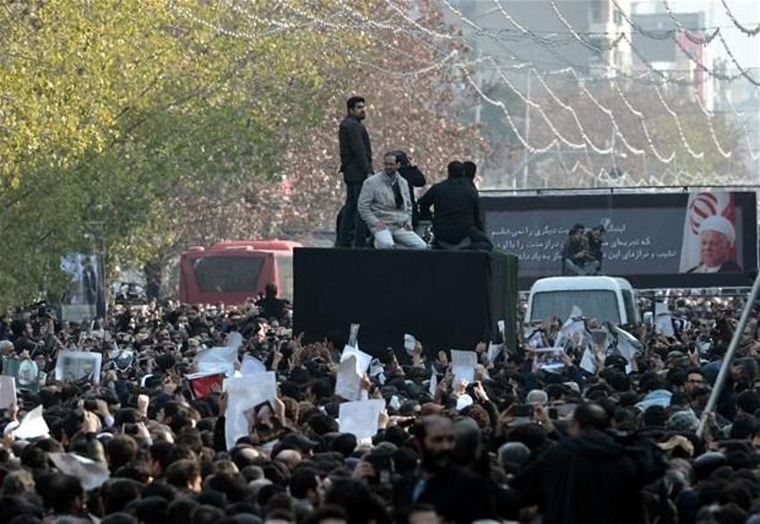 Rafsancani böyle uğurlandı