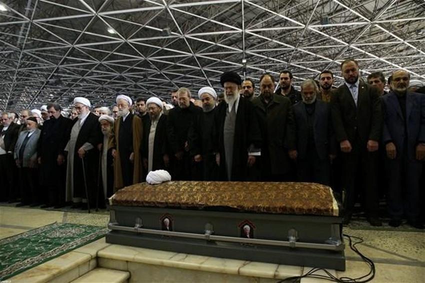 Rafsancani böyle uğurlandı