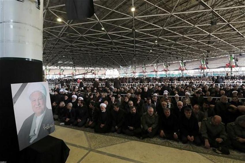 Rafsancani böyle uğurlandı