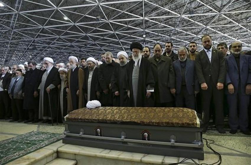 Rafsancani böyle uğurlandı