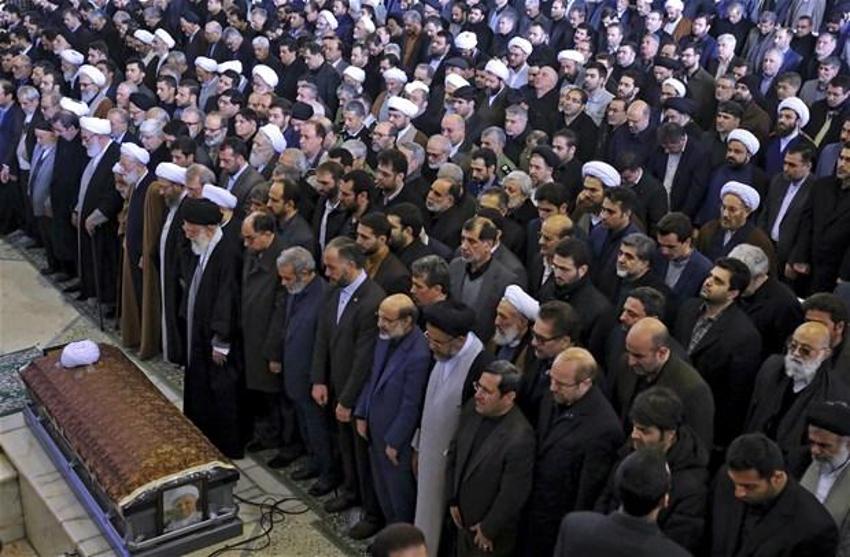 Rafsancani böyle uğurlandı