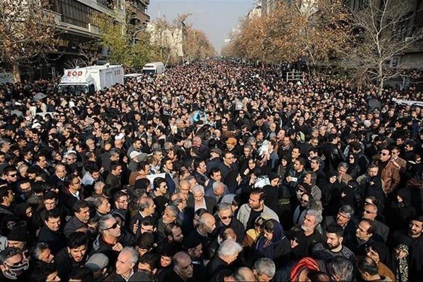 Rafsancani böyle uğurlandı
