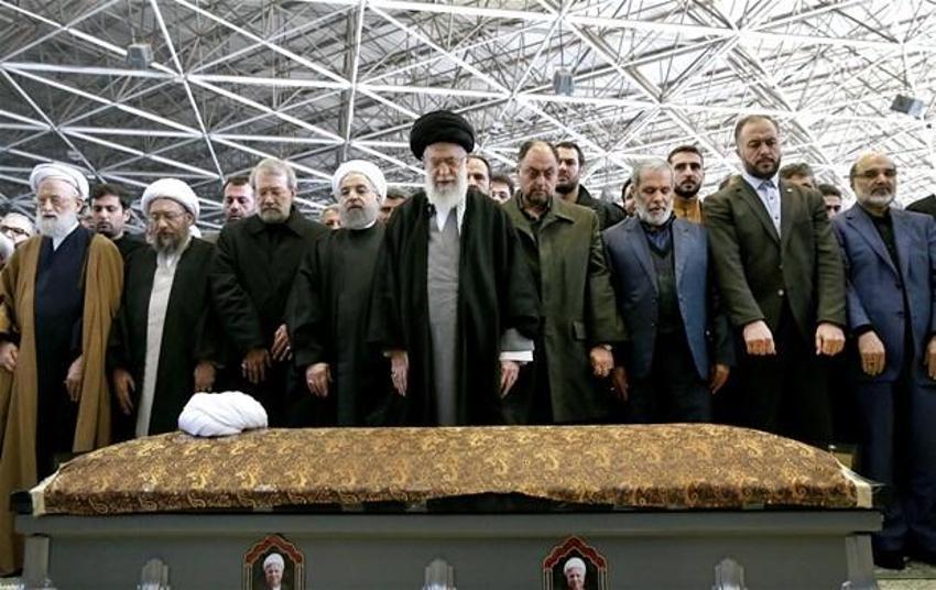 Rafsancani böyle uğurlandı