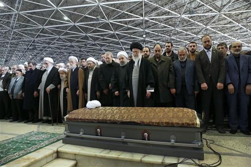 Rafsancani böyle uğurlandı