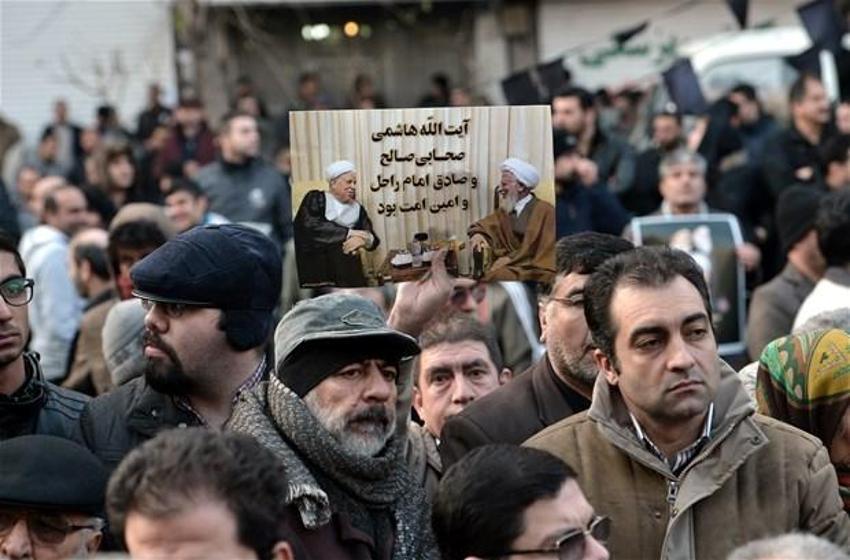 Rafsancani böyle uğurlandı