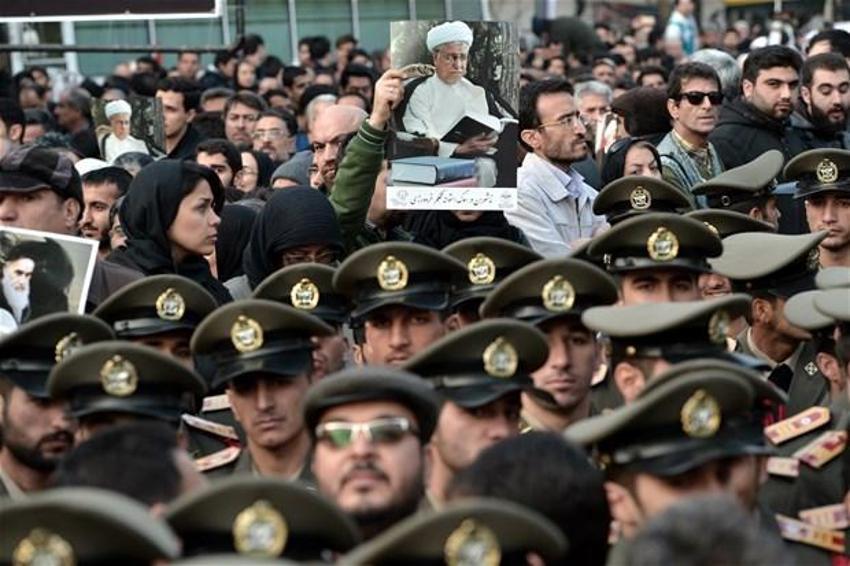 Rafsancani böyle uğurlandı