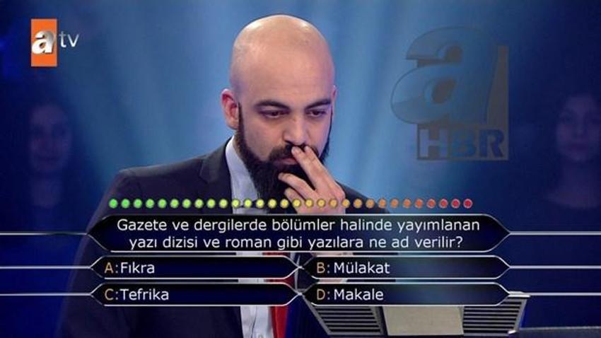 Kim Milyoner Olmak İster'e damga vuran sorular