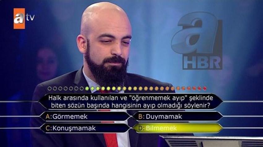 Kim Milyoner Olmak İster'e damga vuran sorular