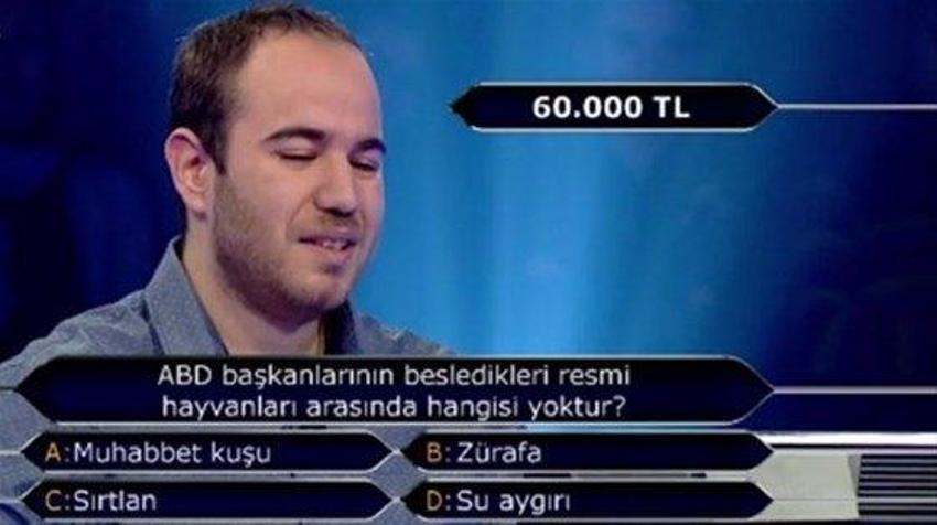 Kim Milyoner Olmak İster'e damga vuran sorular
