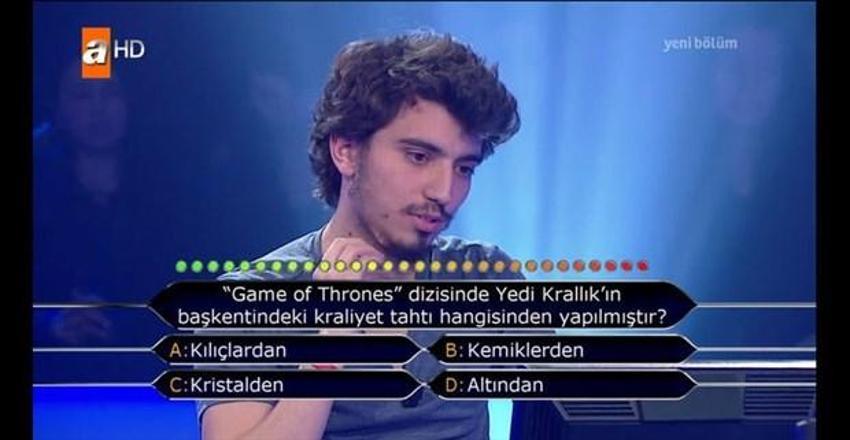 Kim Milyoner Olmak İster'e damga vuran sorular