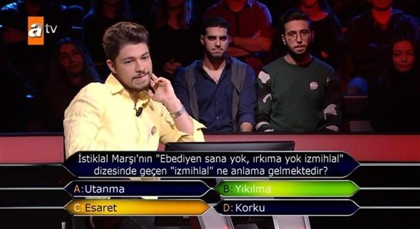 Kim Milyoner Olmak İster'e damga vuran sorular