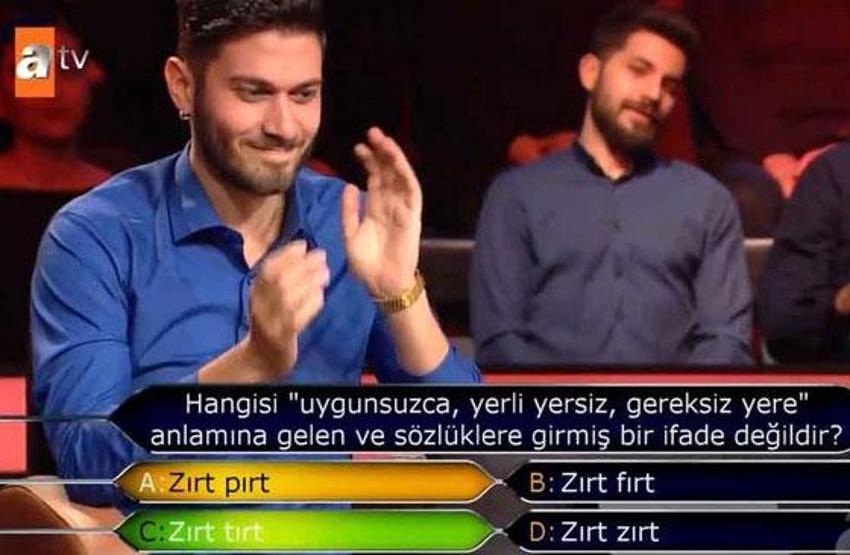 Kim Milyoner Olmak İster'e damga vuran sorular