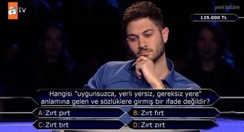 Kim Milyoner Olmak İster'e damga vuran sorular
