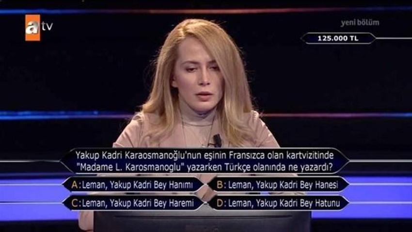 Kim Milyoner Olmak İster'e damga vuran sorular