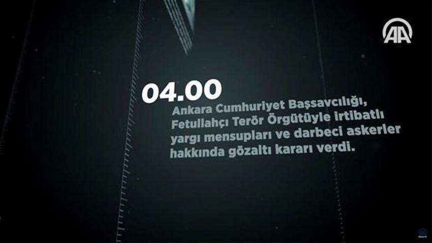 Dakika dakika 15 Temmuz darbe girişimi