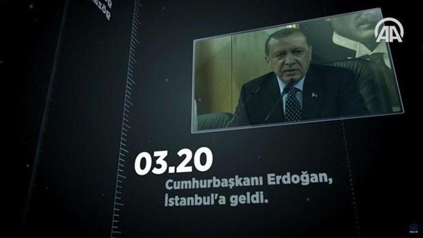 Dakika dakika 15 Temmuz darbe girişimi