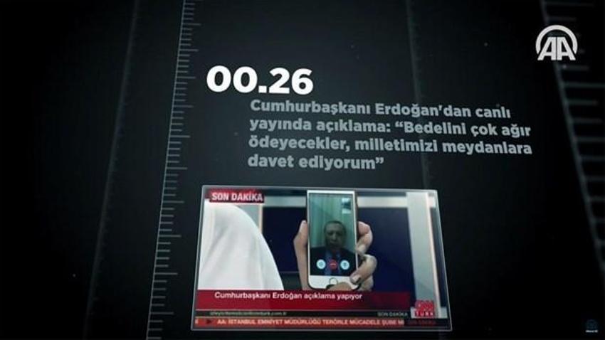 Dakika dakika 15 Temmuz darbe girişimi
