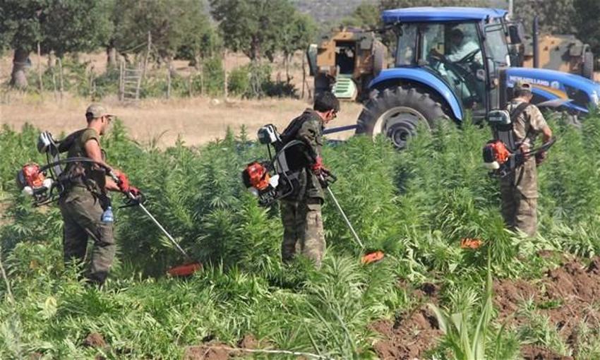 Lice'de terörün finans kaynağı uyuşturucuya büyük darbe