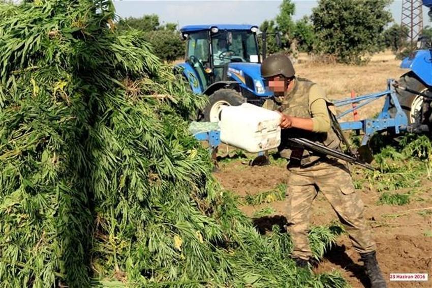 Lice'de terörün finans kaynağı uyuşturucuya büyük darbe