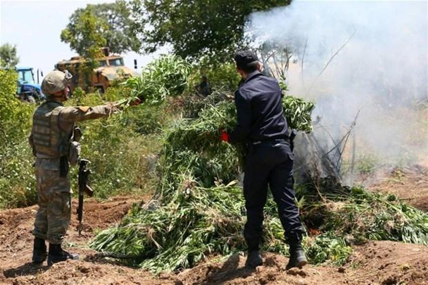 Lice'de terörün finans kaynağı uyuşturucuya büyük darbe