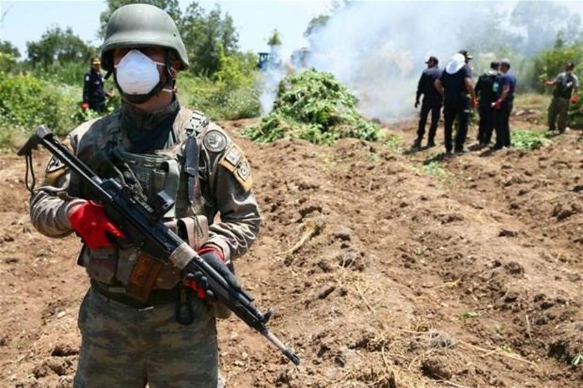Lice'de terörün finans kaynağı uyuşturucuya büyük darbe
