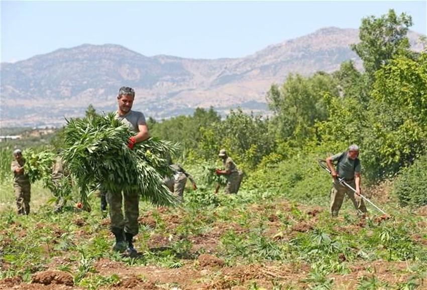 Lice'de terörün finans kaynağı uyuşturucuya büyük darbe