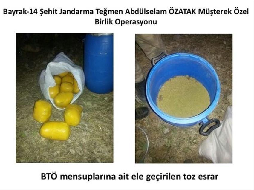 Lice'de terörün finans kaynağı uyuşturucuya büyük darbe
