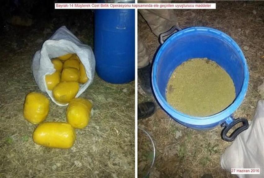 Lice'de terörün finans kaynağı uyuşturucuya büyük darbe
