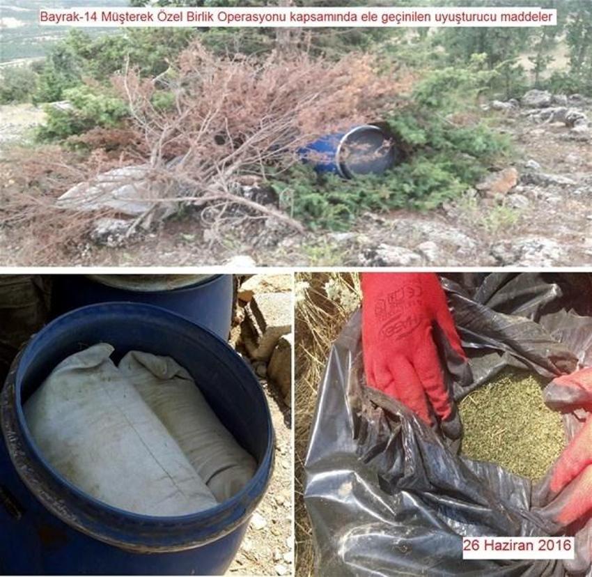 Lice'de terörün finans kaynağı uyuşturucuya büyük darbe