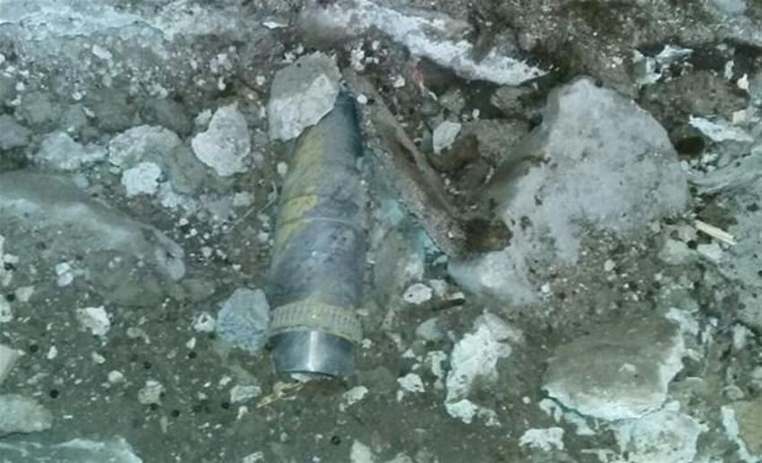 Köye havan mermisi düştü