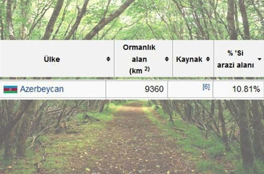 En çok ağaç hangi ülkede?