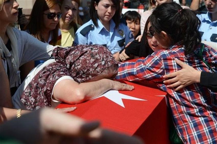 Şehit polis Tansu Aydın için son görev