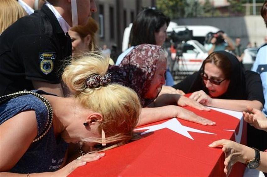Şehit polis Tansu Aydın için son görev