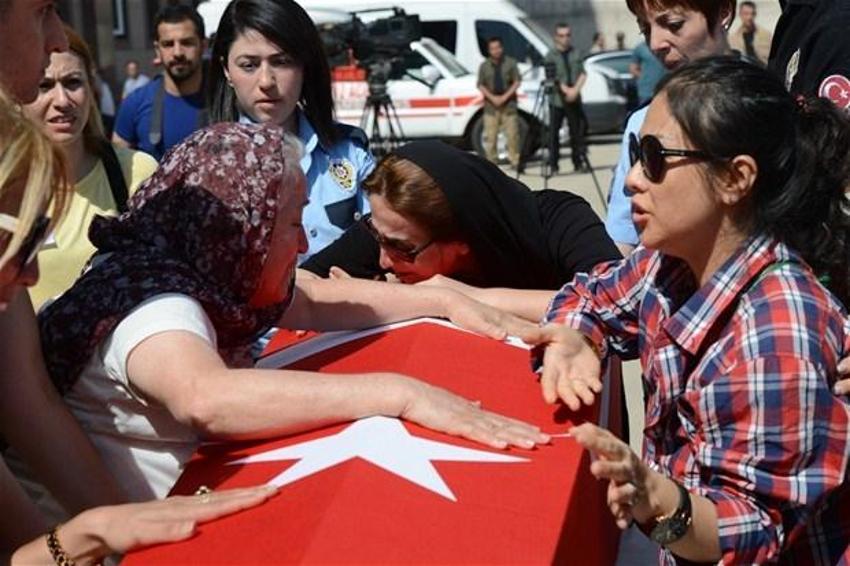 Şehit polis Tansu Aydın için son görev