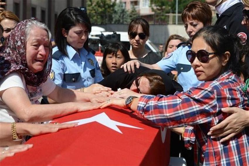 Şehit polis Tansu Aydın için son görev