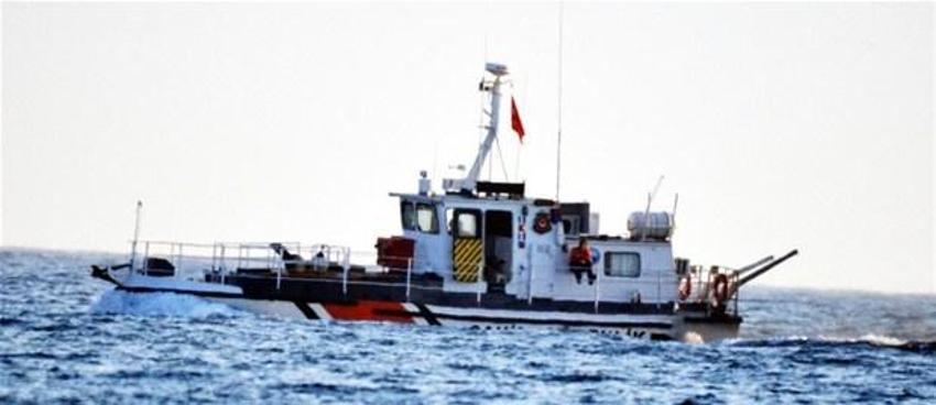 Didim’de 2 kaçak teknesi battı