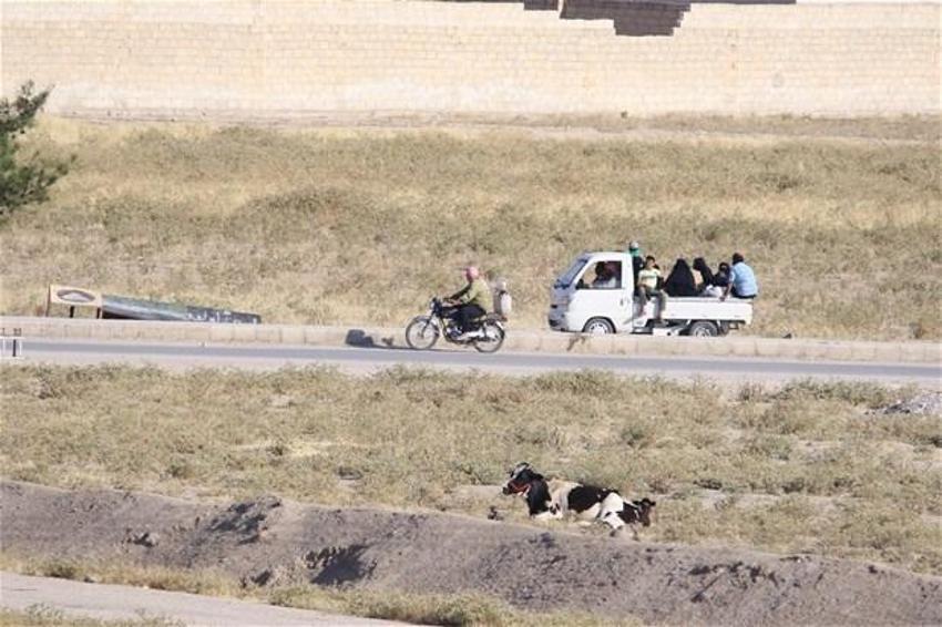 Suriyeliler Akçakale sınırında