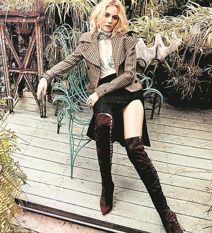 Diane Kruger'dan inanılmaz frikik