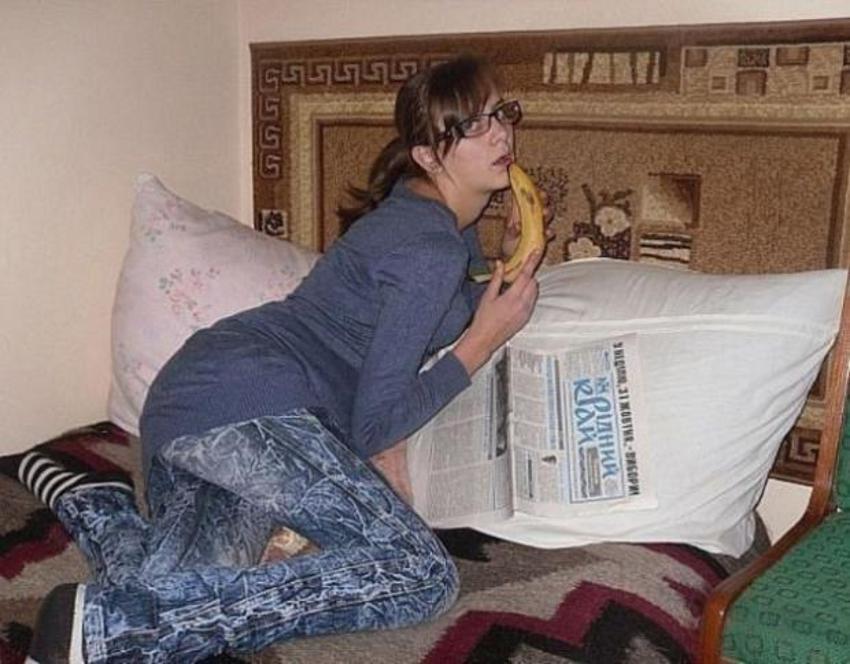 Seksi poz verdiğini sananların inanılmaz görüntüleri