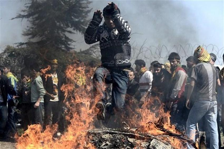 Kazlıçeşme'de nevruz kutlaması