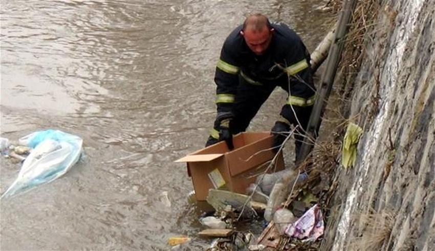 Kars Çayı'nda bebek cesedi bulundu