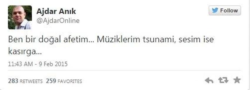 Ajdar'ın Twitter performansı şaşırtıyor
