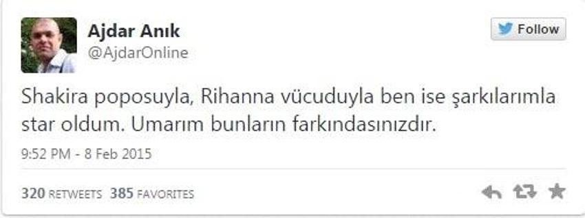 Ajdar'ın Twitter performansı şaşırtıyor