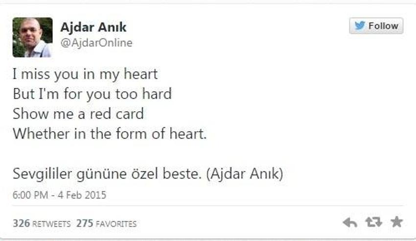 Ajdar'ın Twitter performansı şaşırtıyor