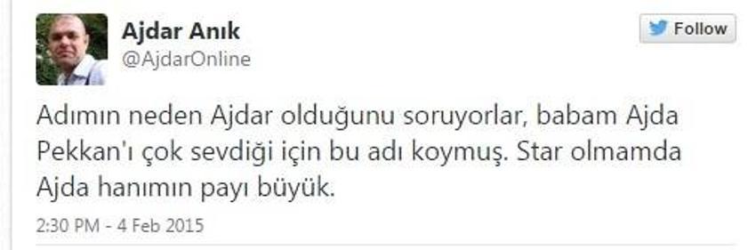 Ajdar'ın Twitter performansı şaşırtıyor