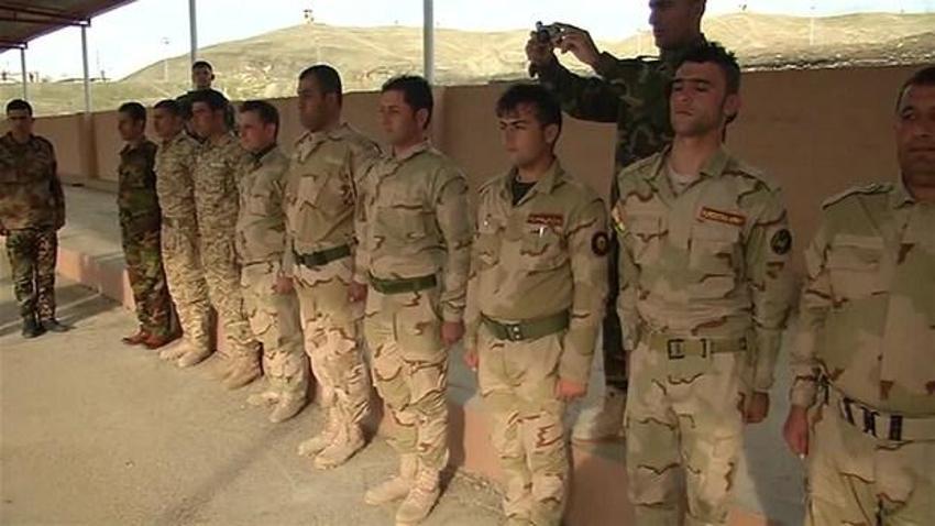 Türk askerinin peşmergeyi eğittiği kamptan ilk görüntüler!