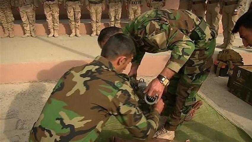 Türk askerinin peşmergeyi eğittiği kamptan ilk görüntüler!