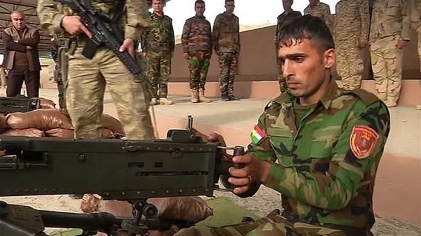 Türk askerinin peşmergeyi eğittiği kamptan ilk görüntüler!