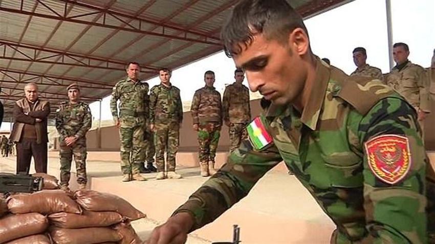 Türk askerinin peşmergeyi eğittiği kamptan ilk görüntüler!